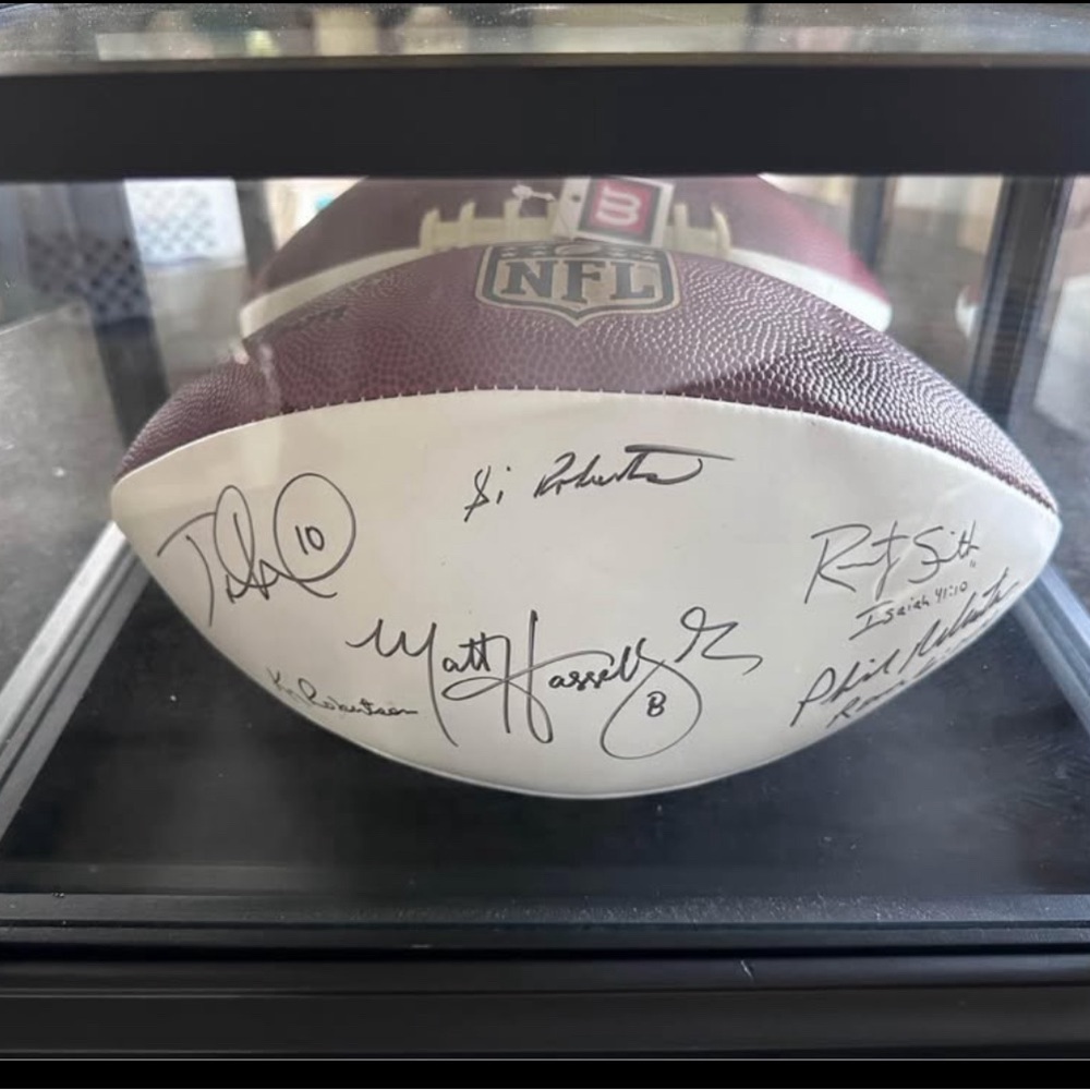 NFL Autographed Football - Duck Dynasty